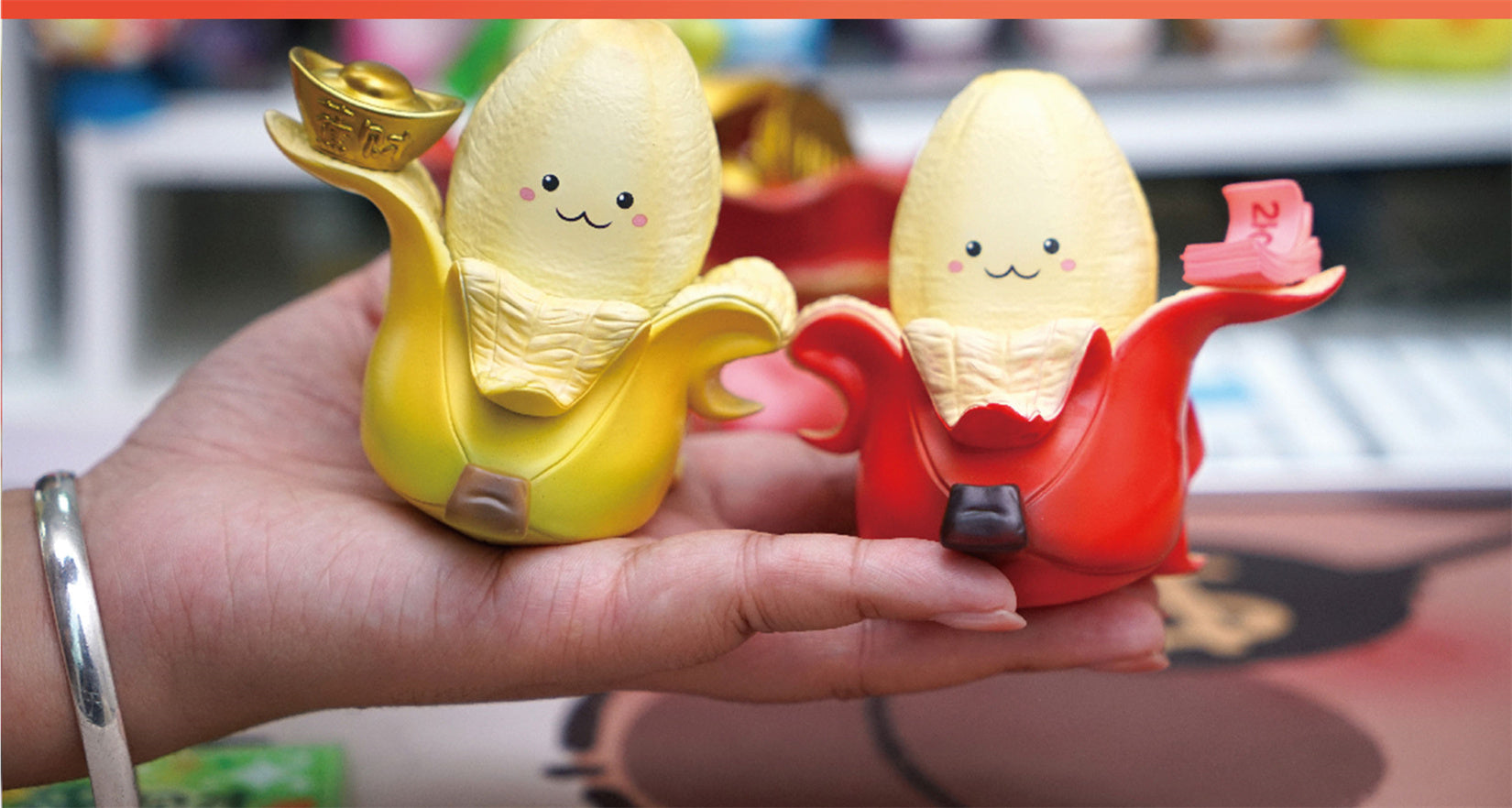 Fortune Bananas Figure Resin Model