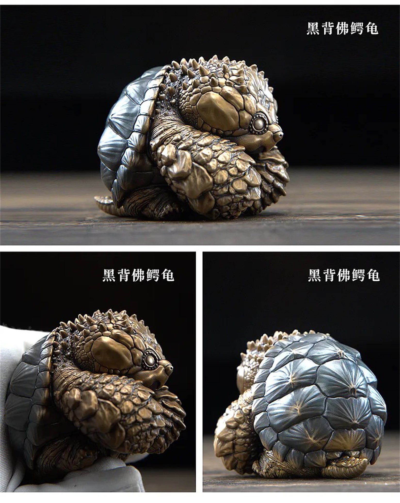 BOWUZHI Studio Bronze Turtle Model