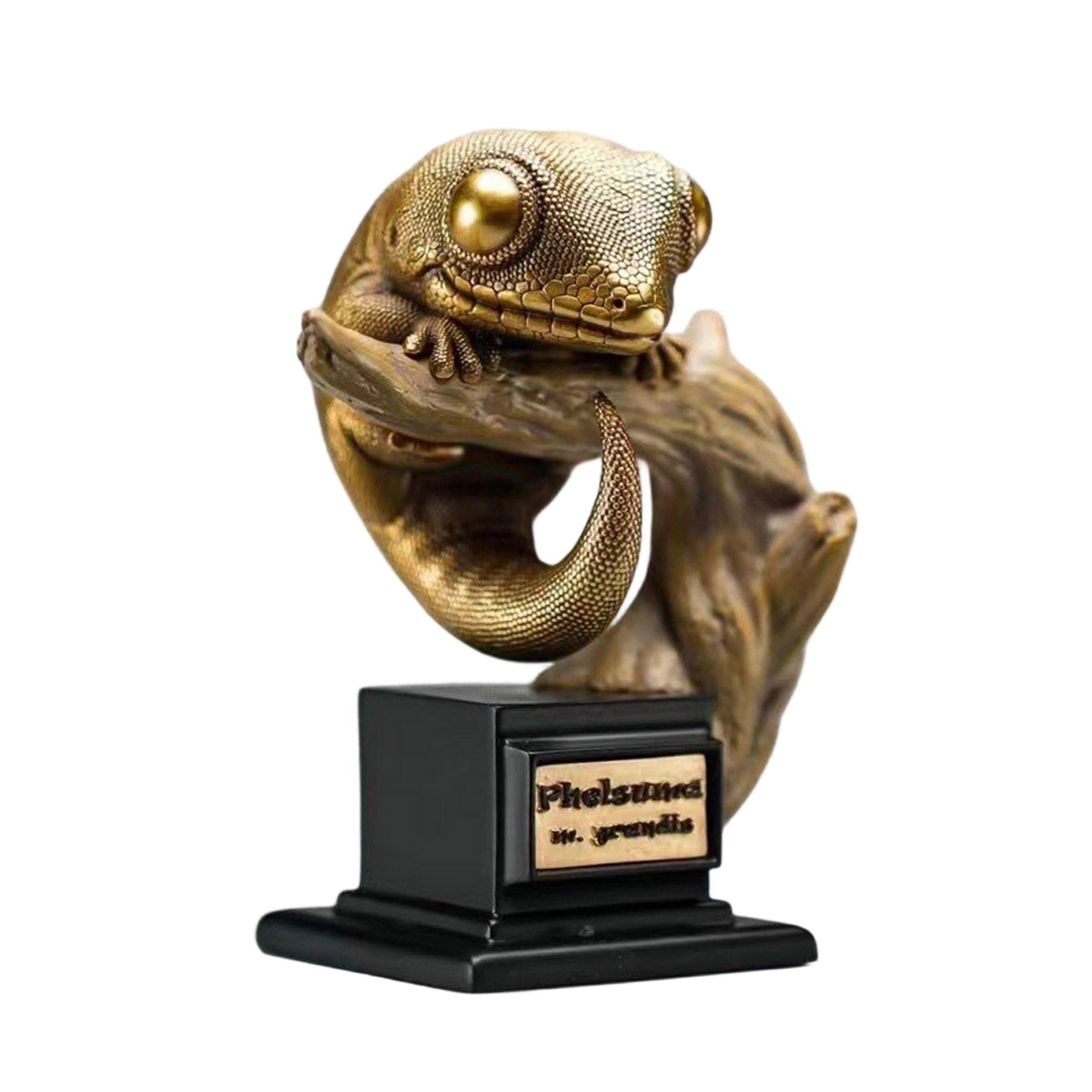 BOWUZHI Studio Bronze Geckos Model