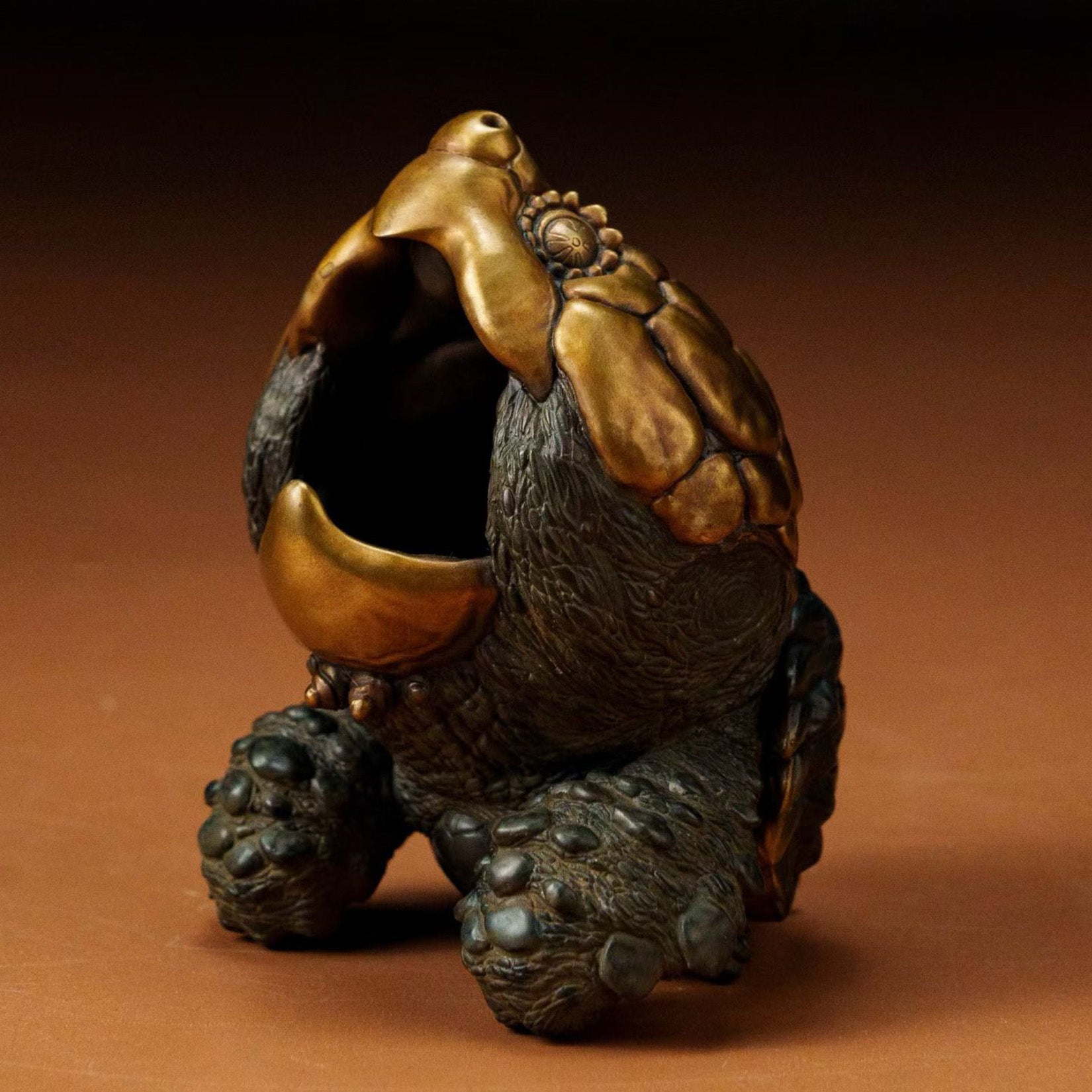 BOWUZHI Studio Alligator Snapping Turtle Incense Holder