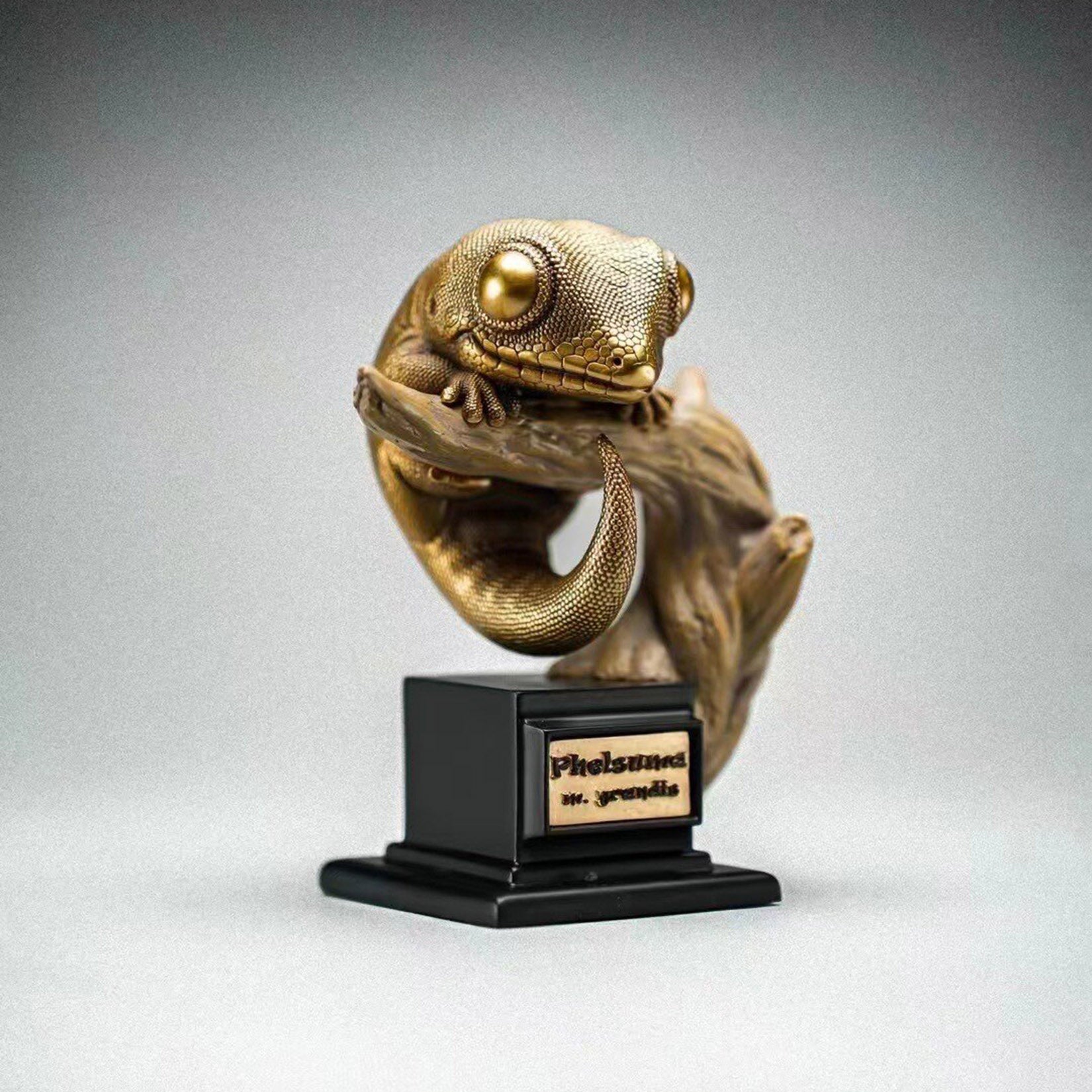 BOWUZHI Studio Bronze Geckos Model
