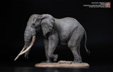 De CLAY Studio African Bush Elephant Scene Statue