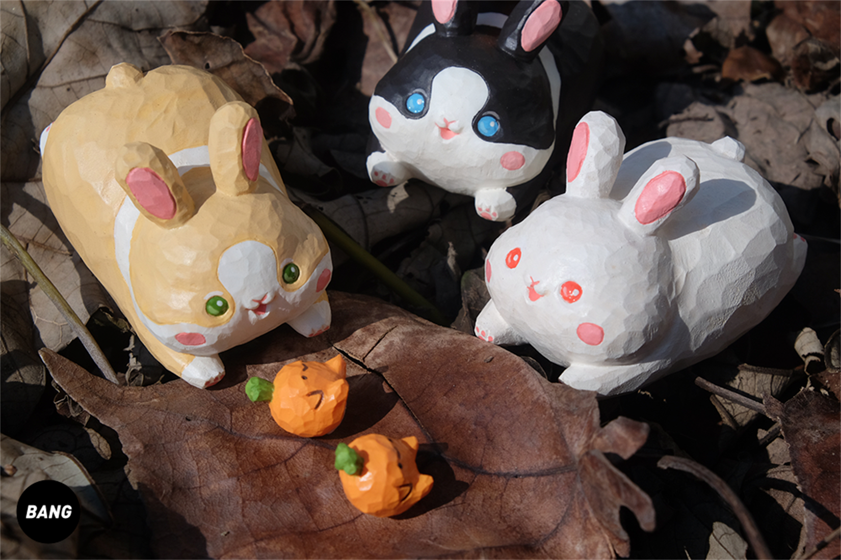 Rabbit Pulling Radish Model