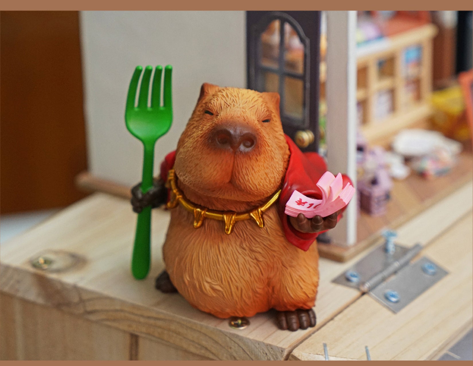Capybara Figurine Cute Resin Animal Decor