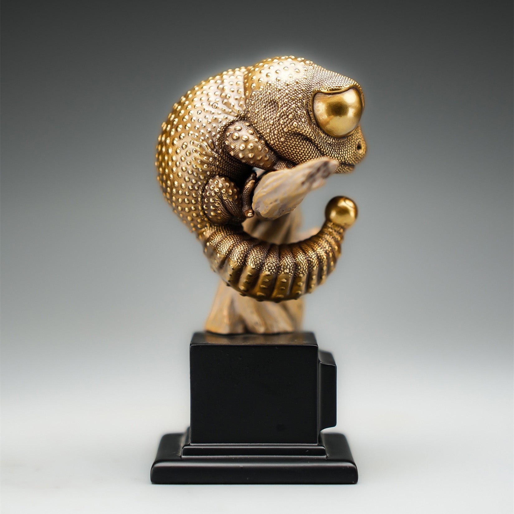 BOWUZHI Studio Bronze Gecko Figurines