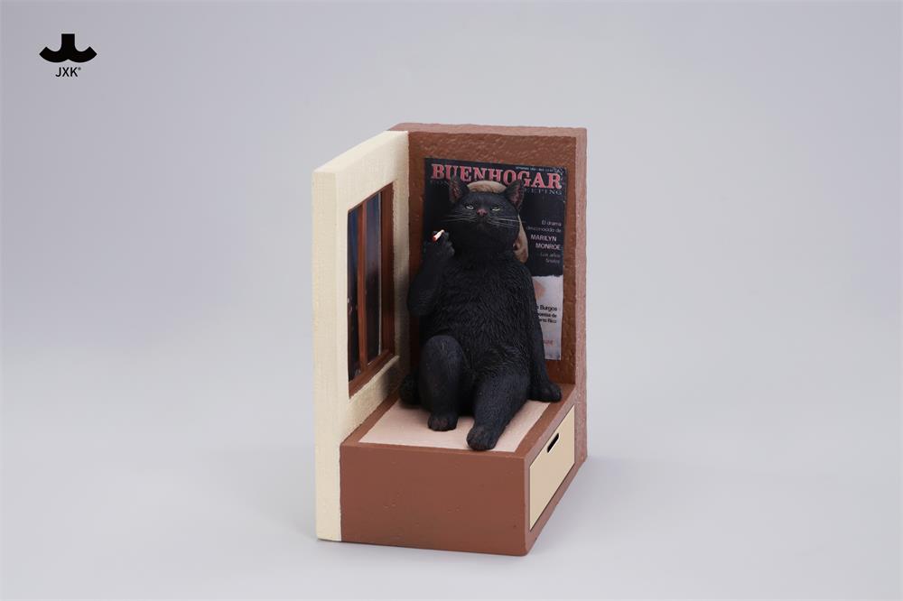 JXK  Cat at the Windowsill Model