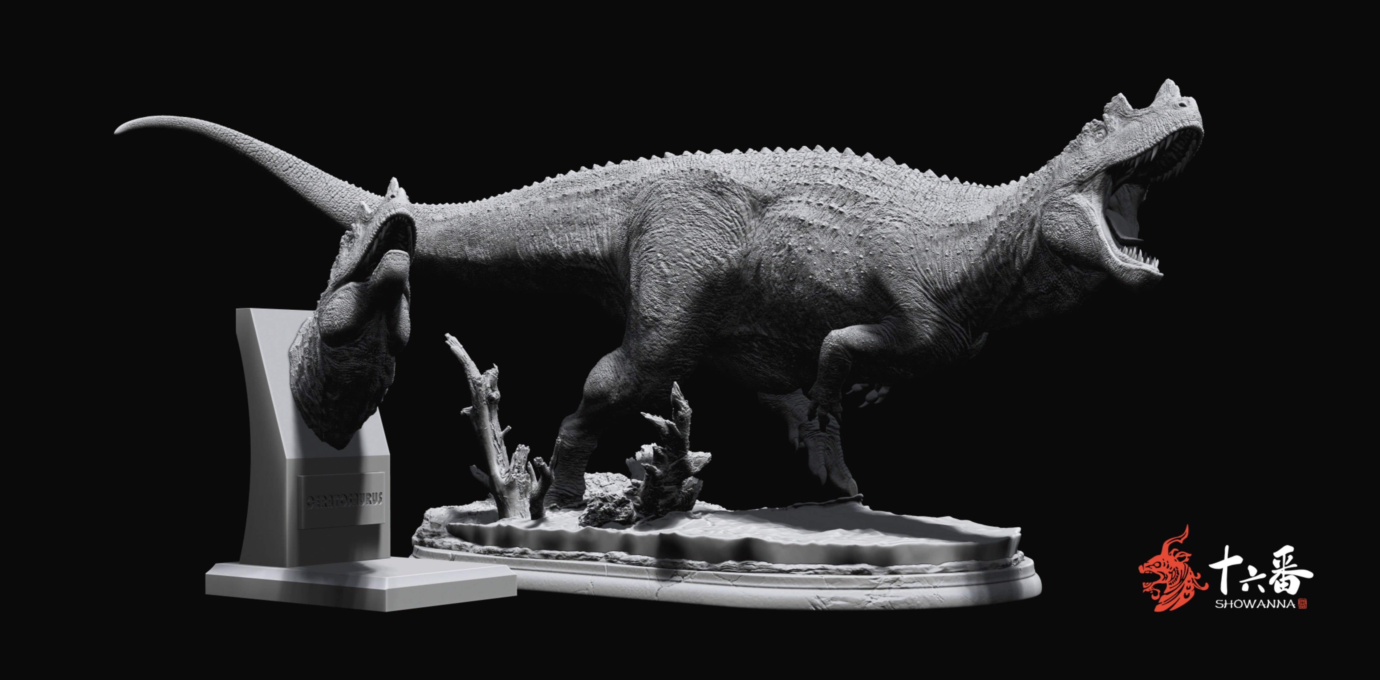 SHOWANNA Ceratosaurus dentisulcatus Model