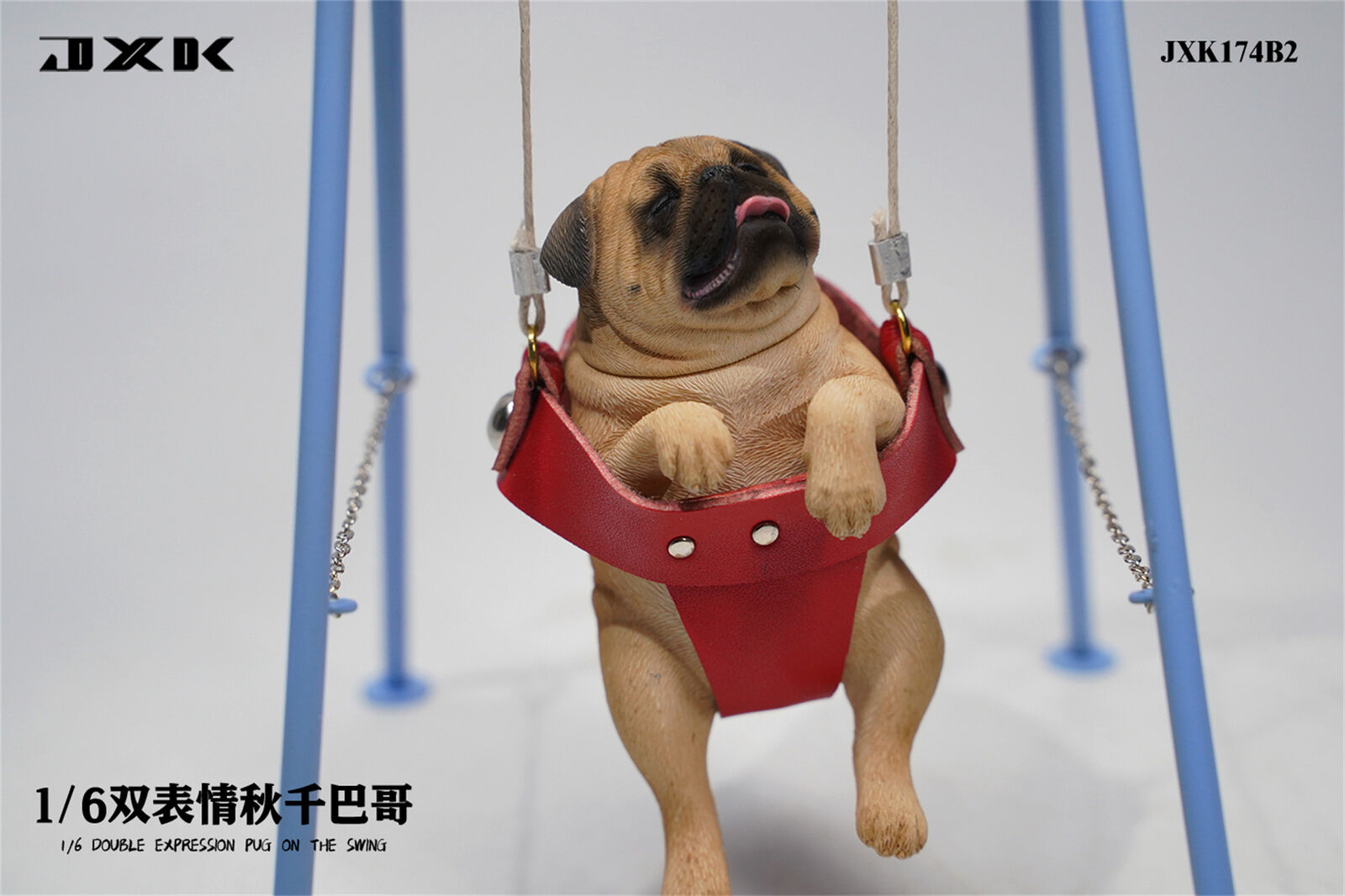 JXK 1/6 Pug on the Swing Model – Lana Time Shop
