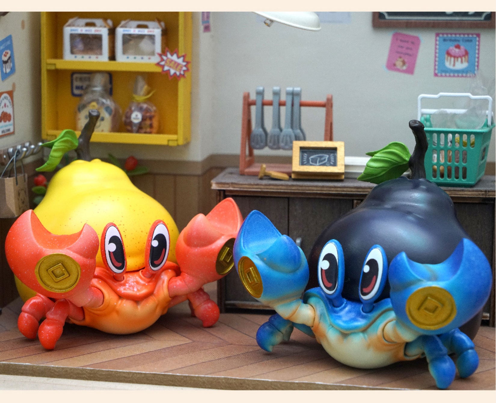 Einsiedlerkrebs Birnenmodell Kreative Figur 