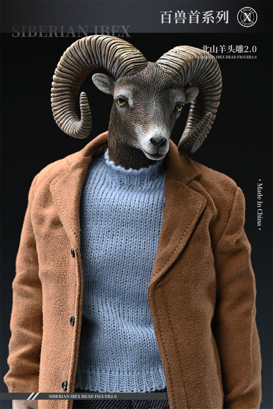 Mostoys 1/6 Siberian Ibex Head 2.0 Figure