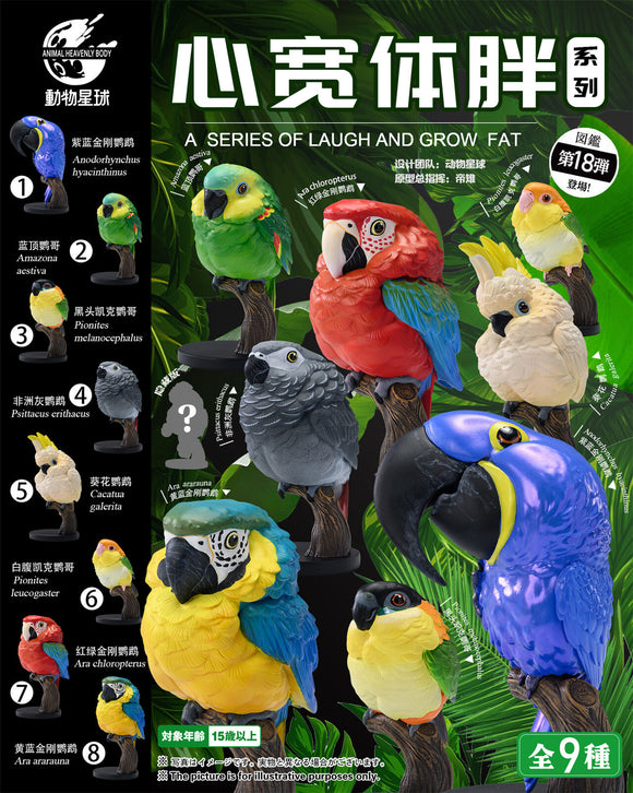 Animal Heavenly Body NO.18 Parrot Blind Box Model