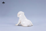JXK 1/6 Scale Ghost Frenchie French Bulldog Figure