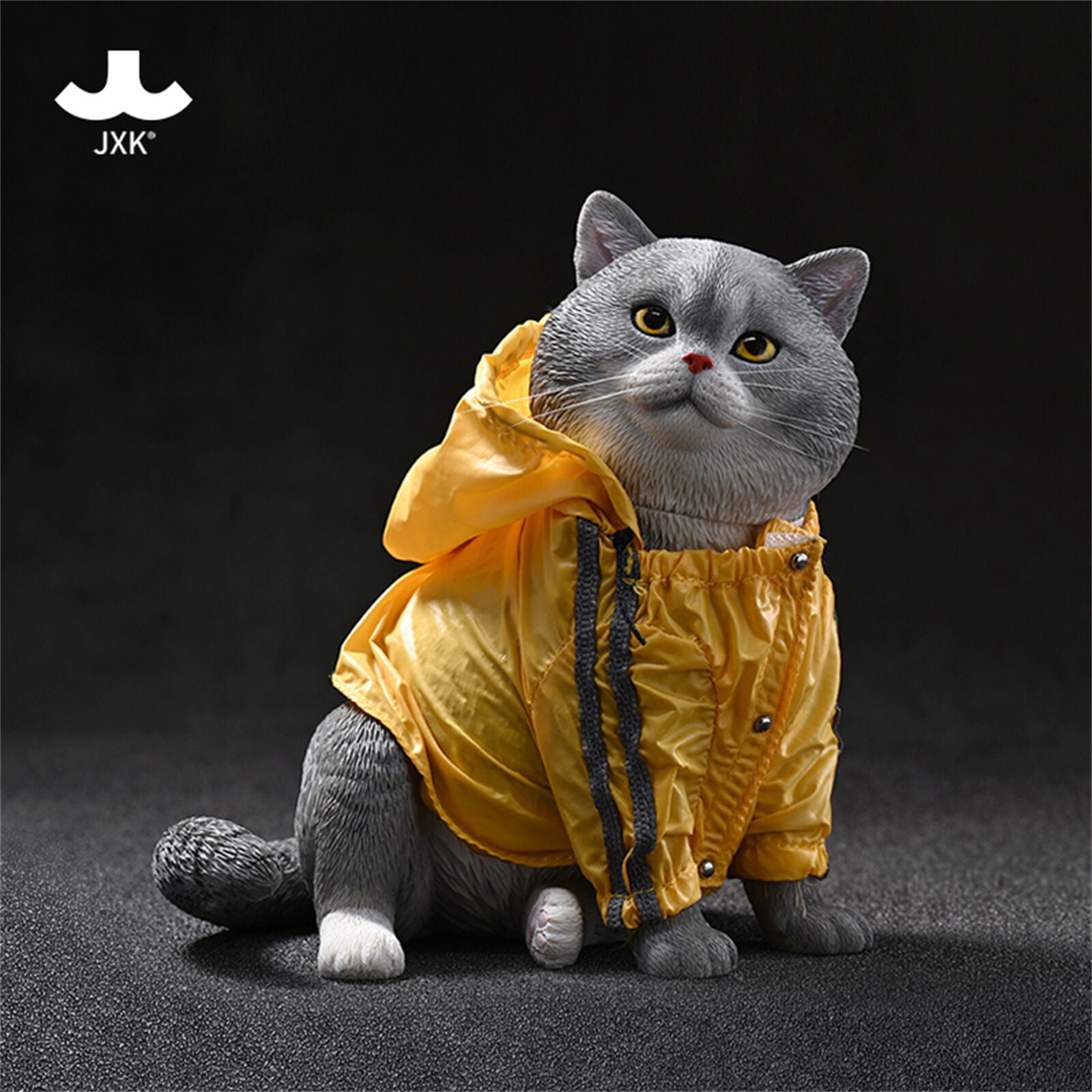 JXK 1/4 Sitting Position Shorthair Cat Model