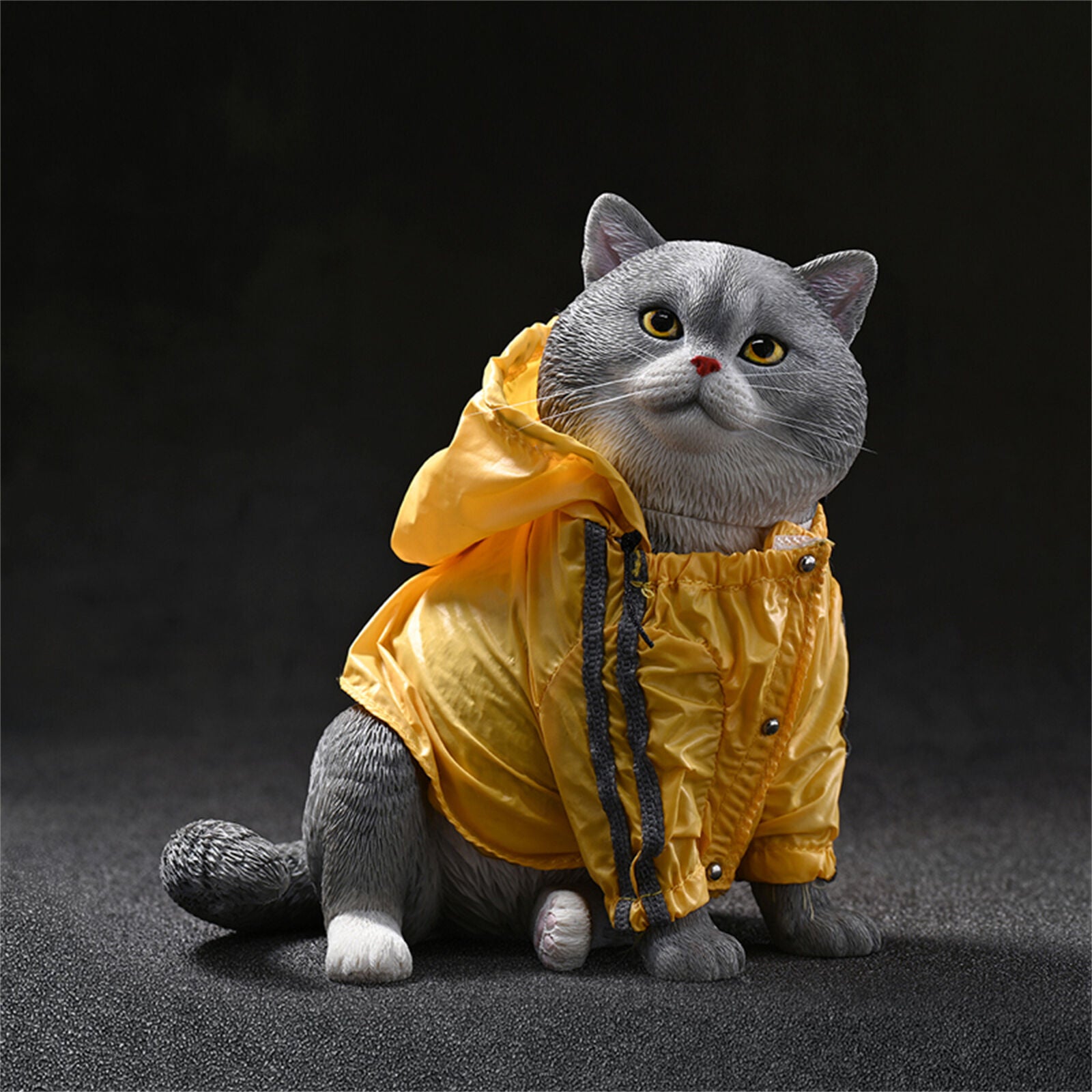 JXK 1/4 Sitting Position Shorthair Cat Model