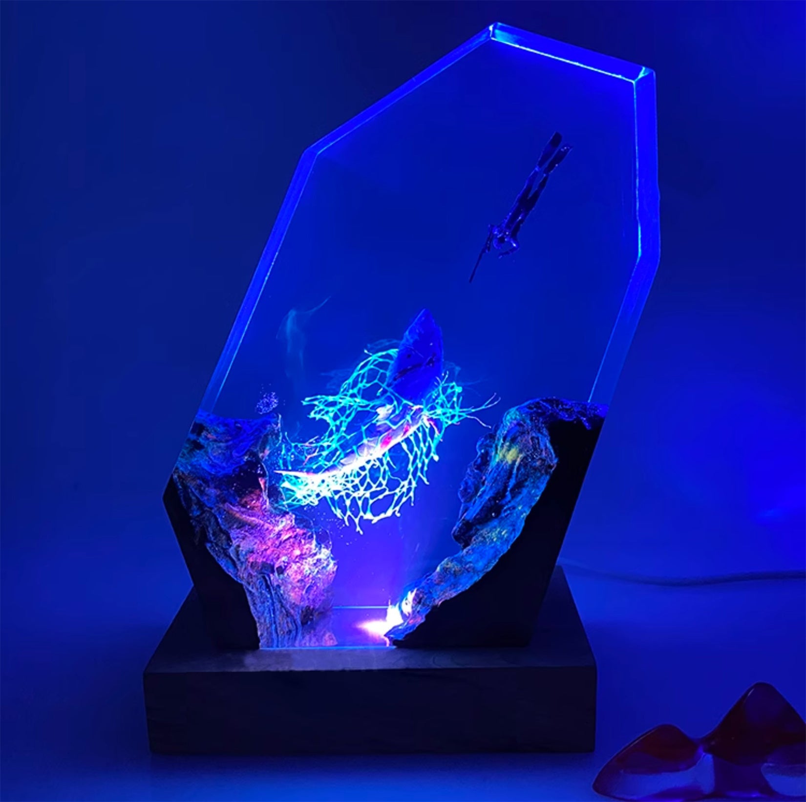 Resin Ocean Shark Model Desktop Decoration