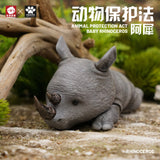 Animal Protection Act Studio Baby Rhinoceros Model
