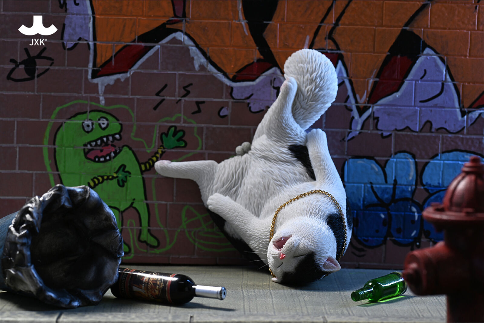 JXK 1/6 Drunken Cat Model