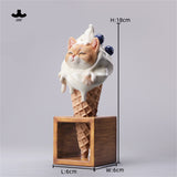 JXK Ice-cream Cone Cat Figure