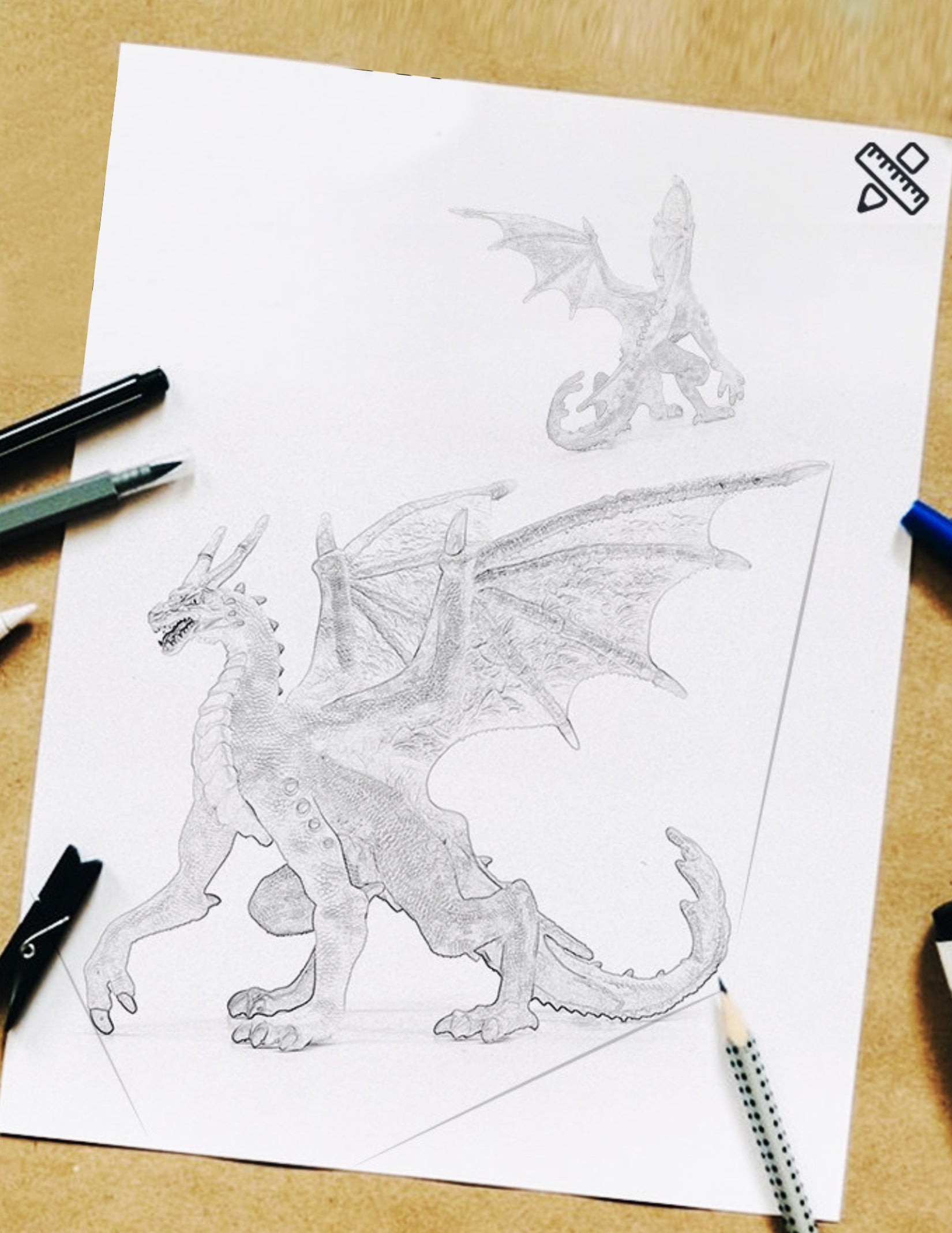 RECUR Flying Dragon Models