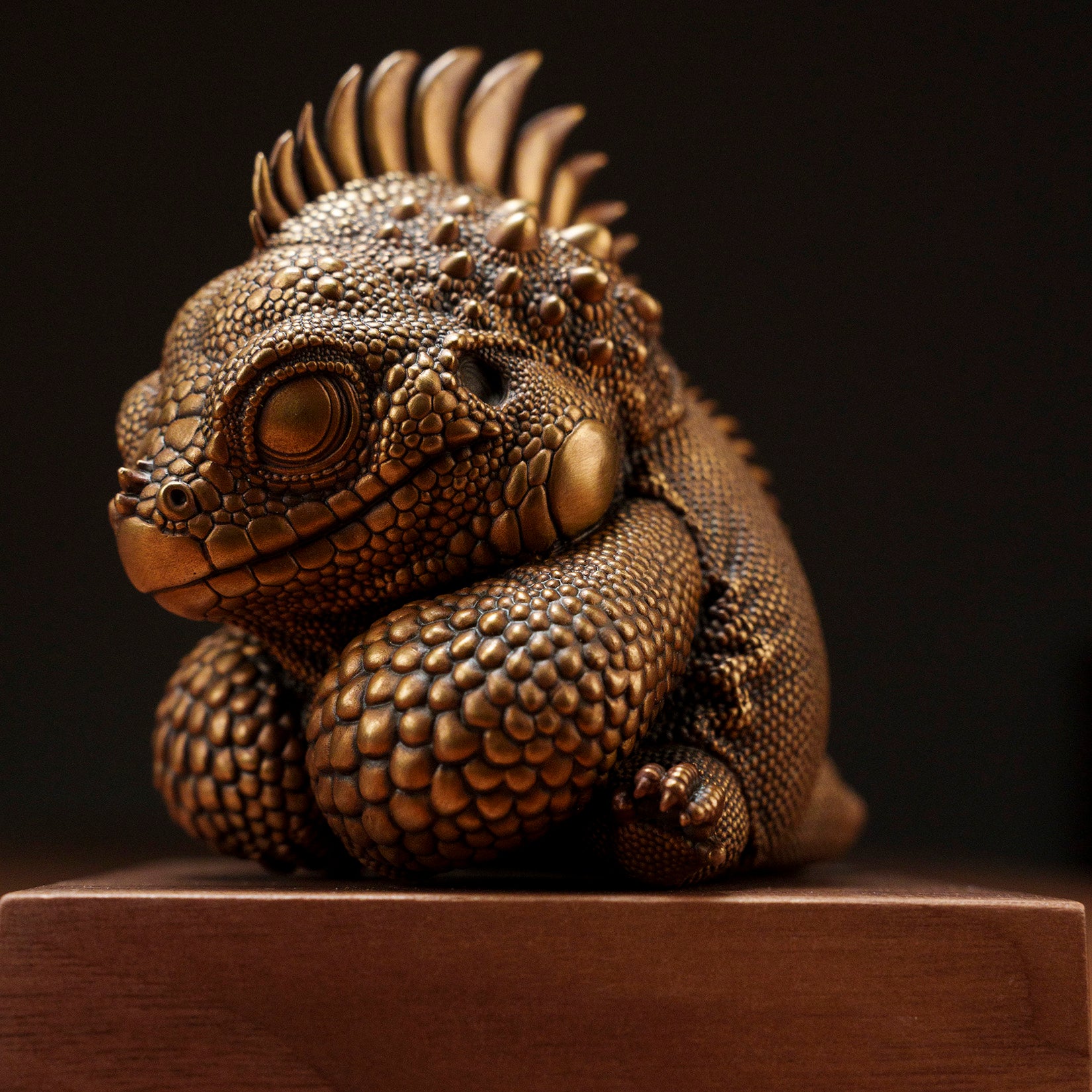 BOWUZHI Studio Common Green Iguana Limited Model