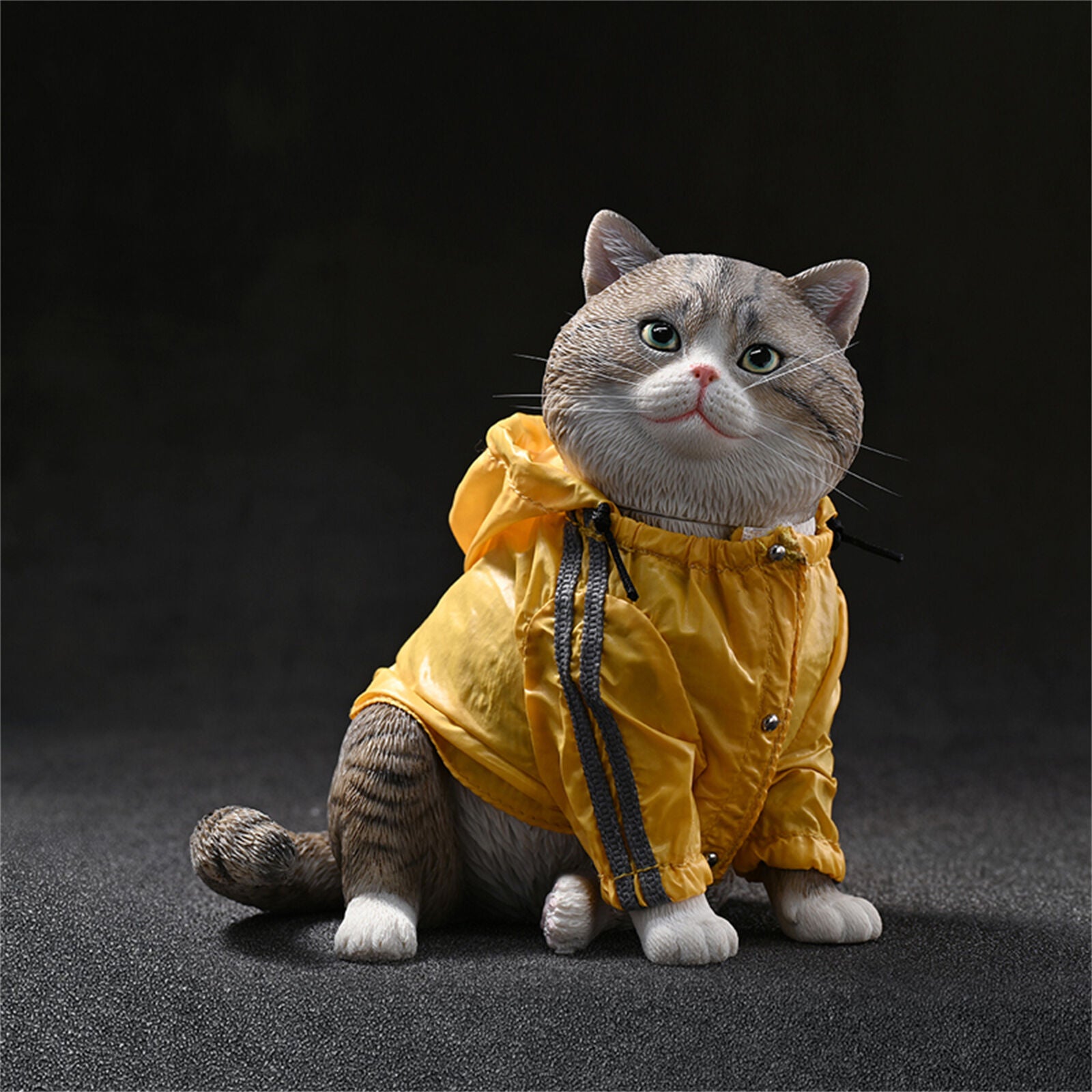 JXK 1/4 Sitting Position Shorthair Cat Model