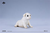 JXK 1/6 Scale Ghost Frenchie French Bulldog Figure