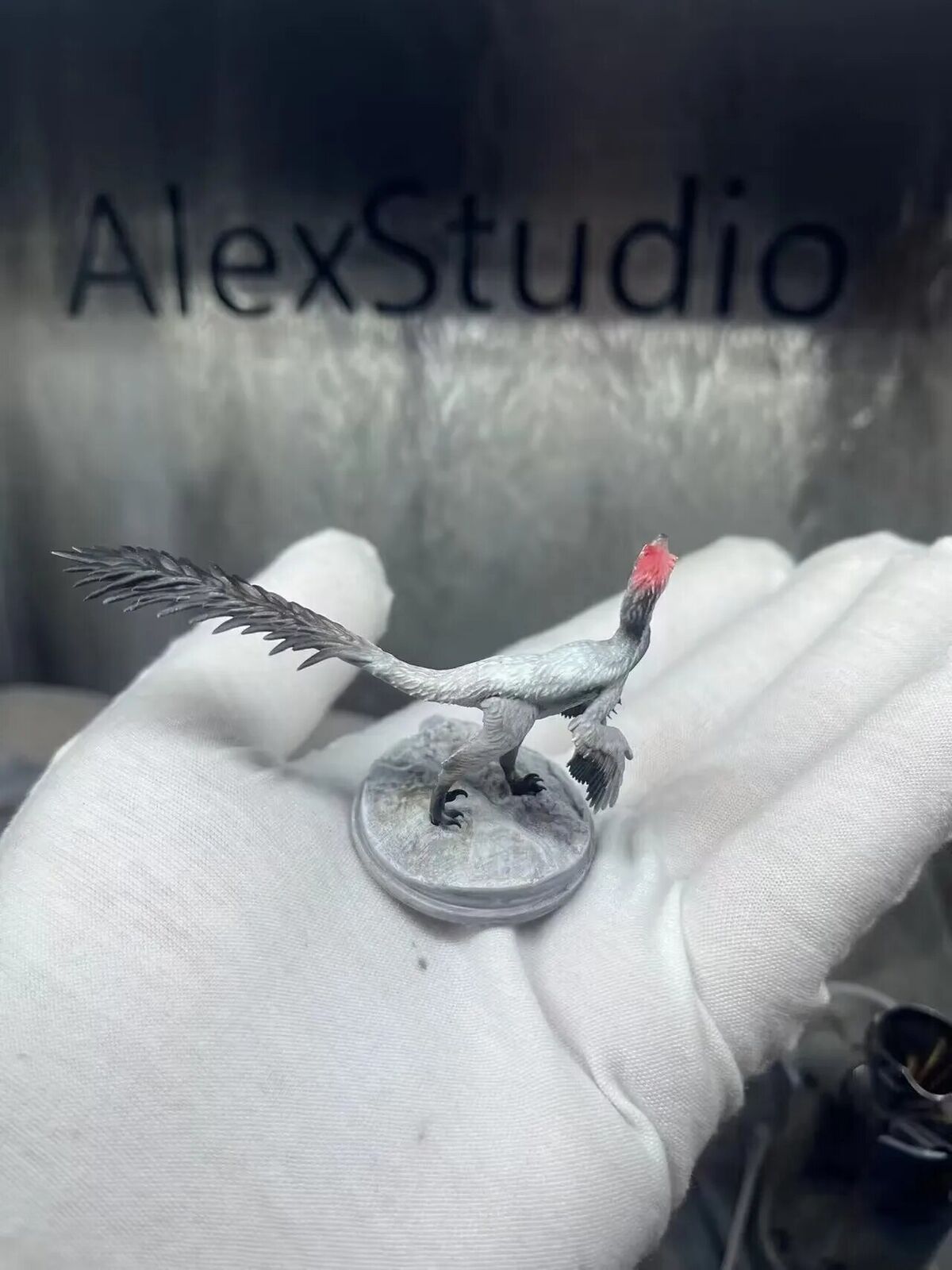 Alex Studio Troodon Painted Model