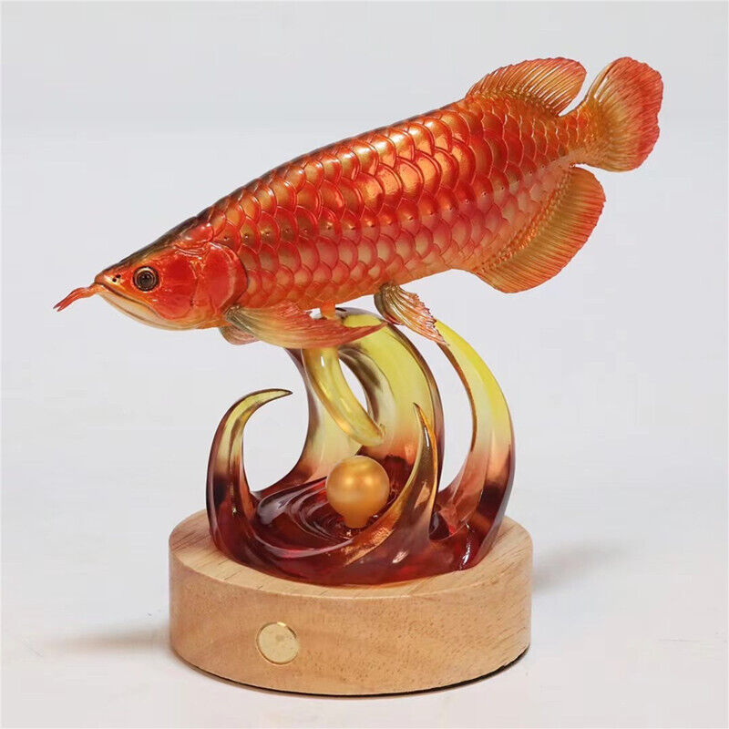 Goldfish Gold Arowana Model
