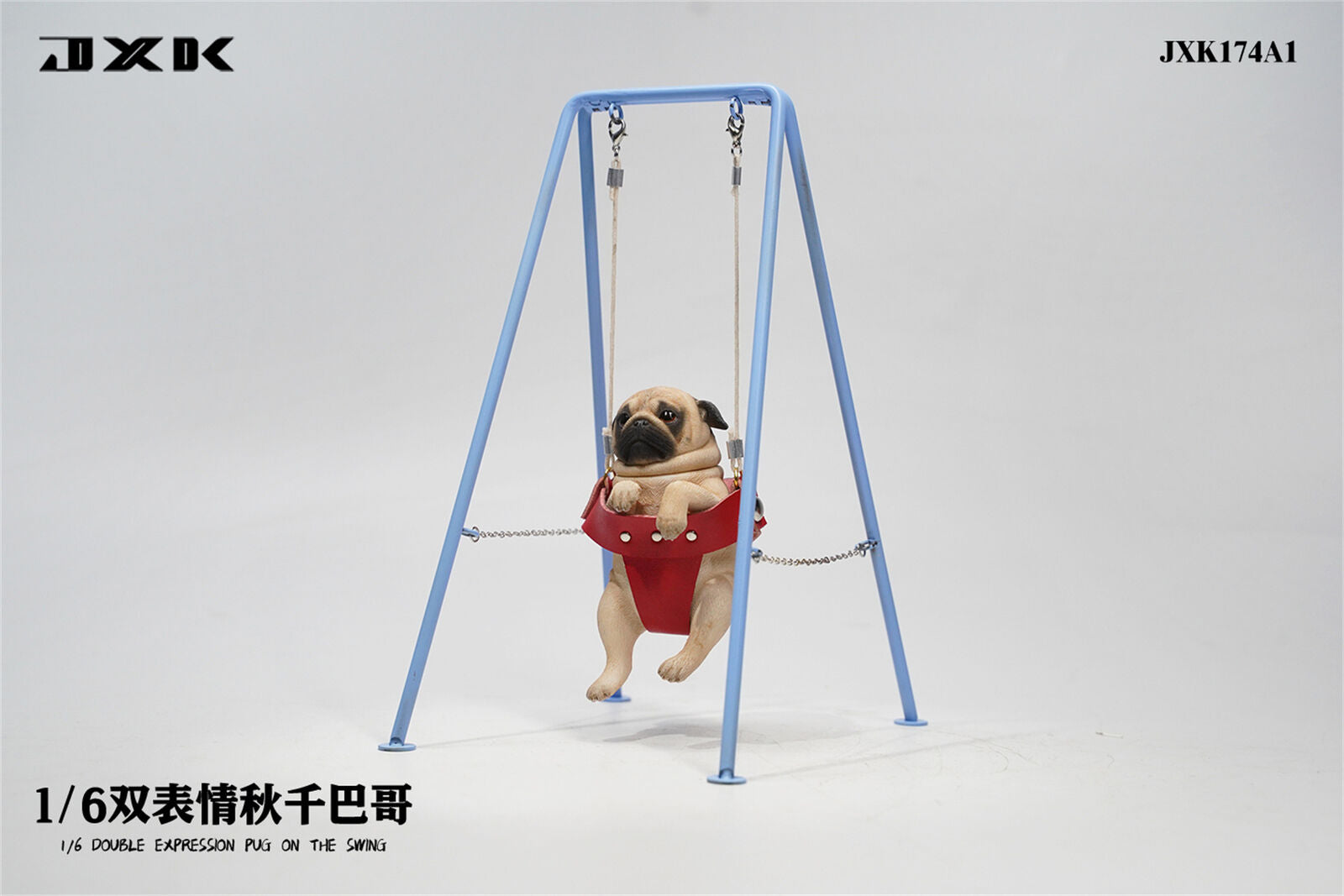 JXK 1/6 Pug on the Swing Model – Lana Time Shop