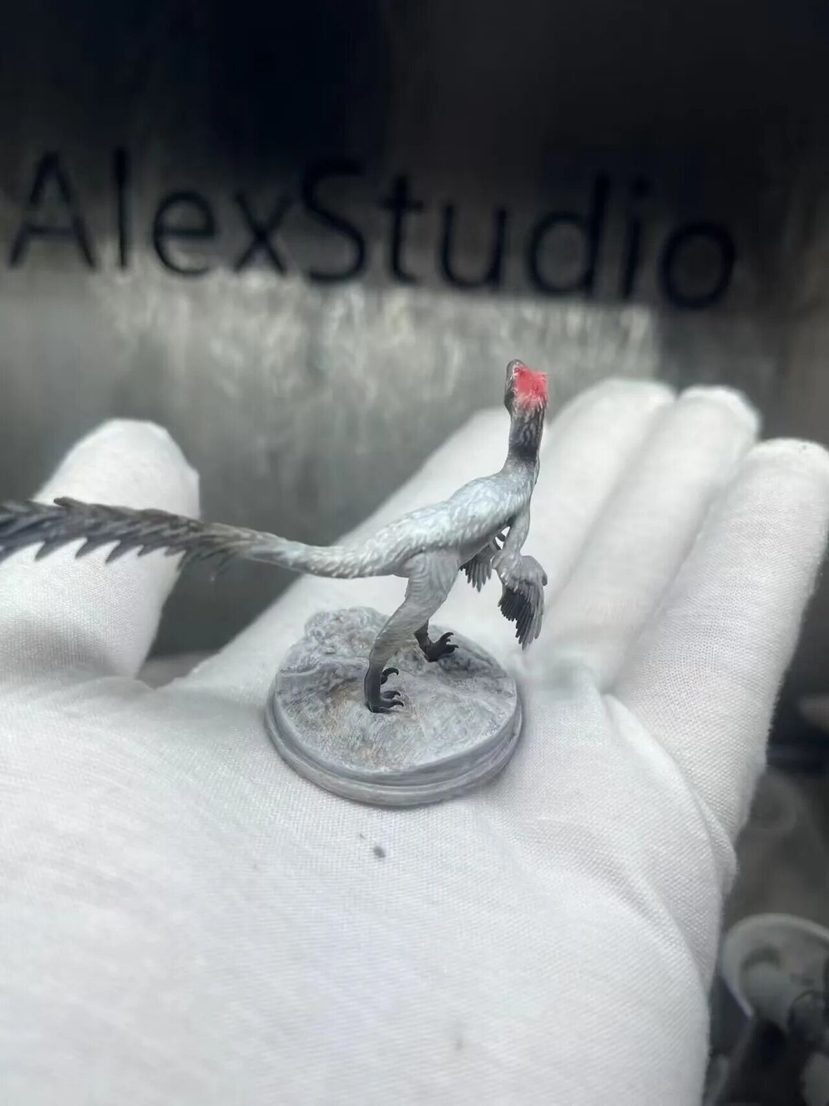 Alex Studio Troodon Painted Model