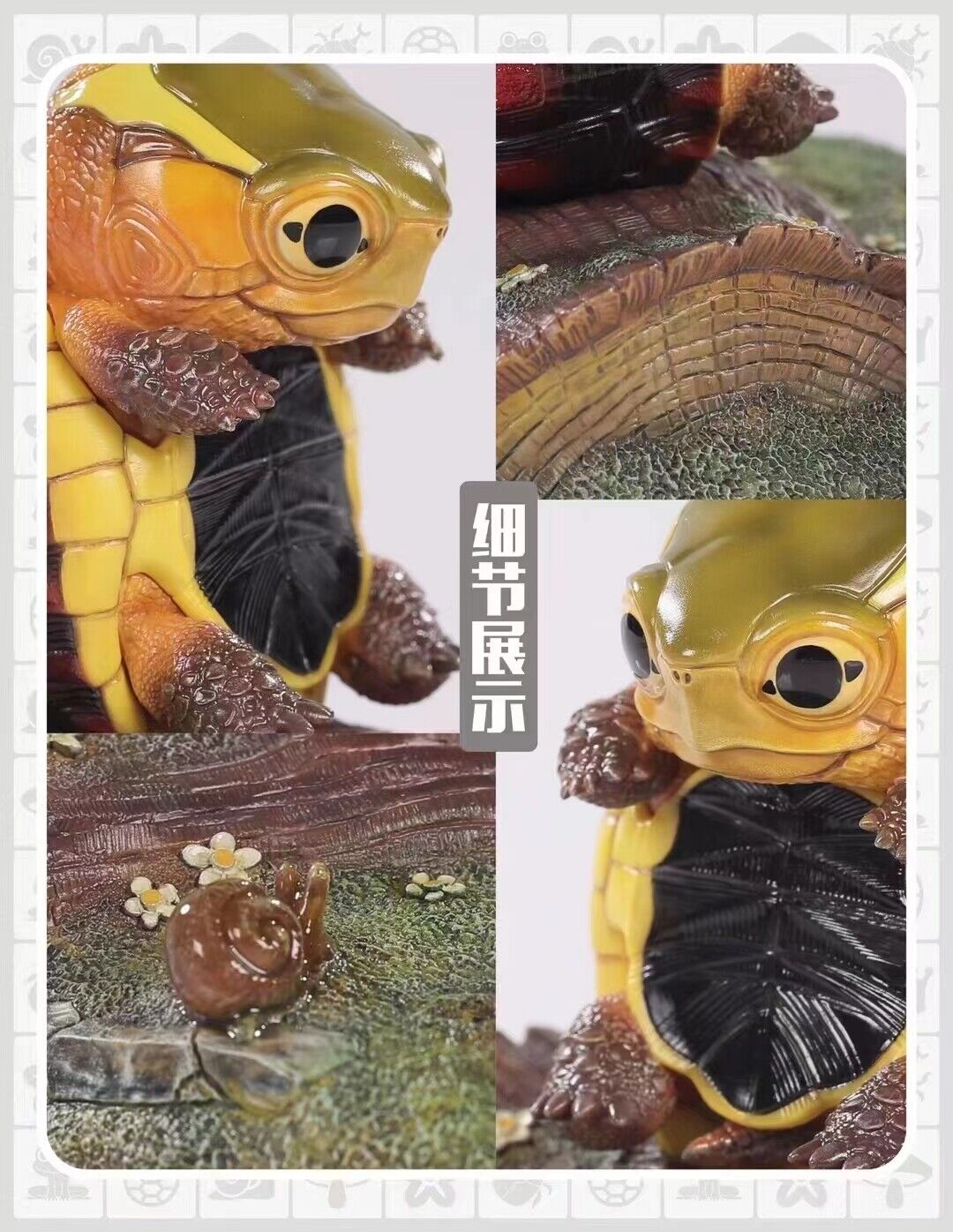 Yellow-margined Box Turtle Model