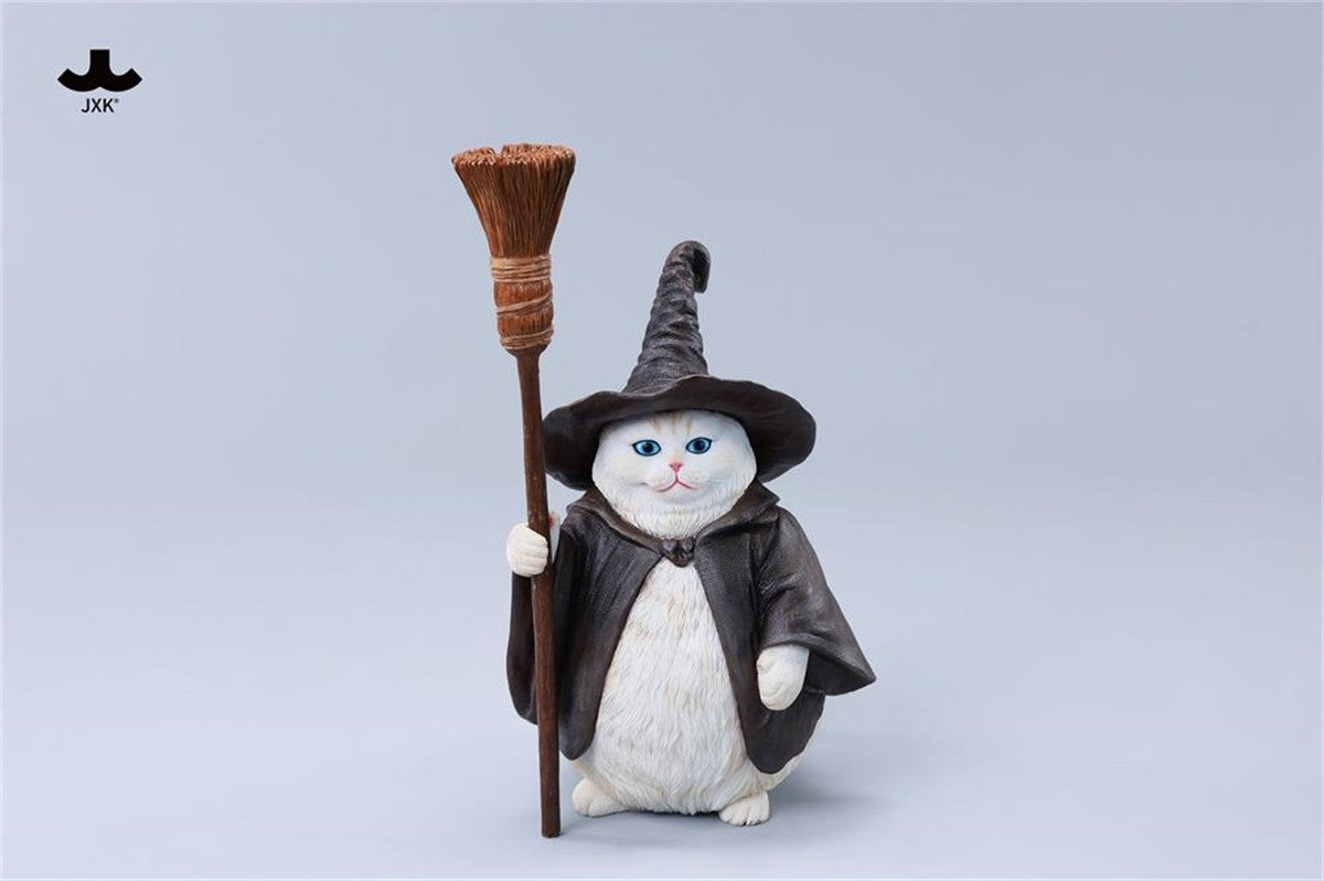 JXK 1/6 Magician Wizard Cat Figure
