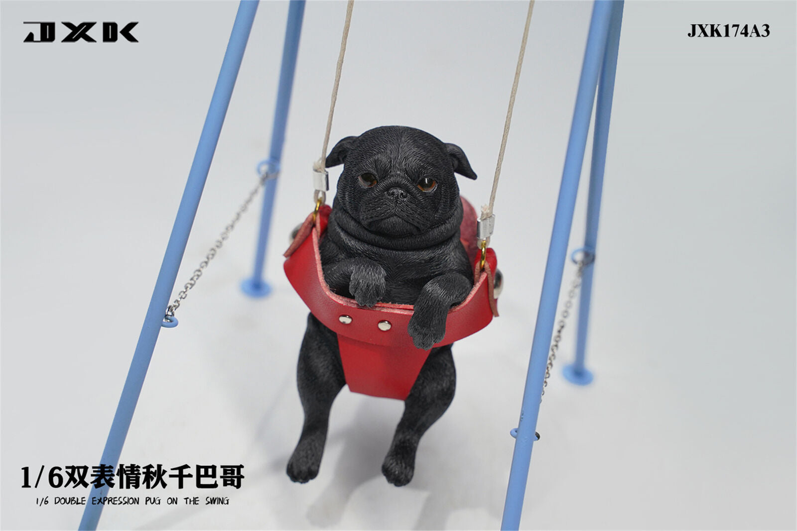 JXK 1/6 Pug on the Swing Model