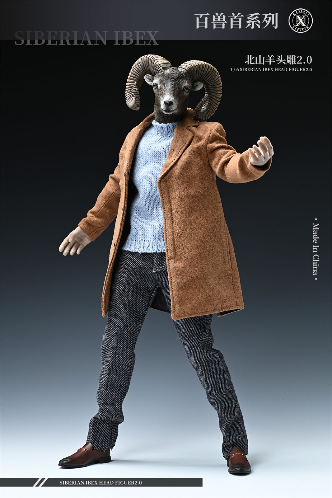 Mostoys 1/6 Siberian Ibex Head 2.0 Figure