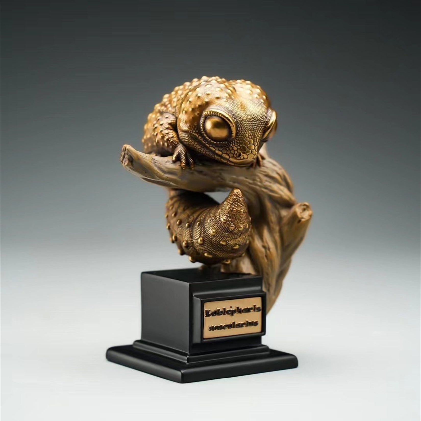 BOWUZHI Studio Bronze Gecko Figurines