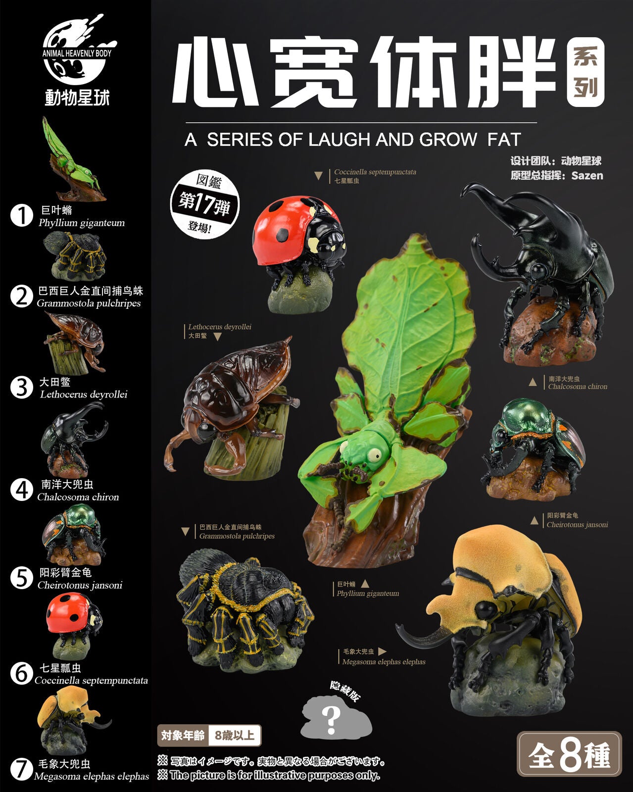 Animal Heavenly Body 17 Insect 3.0 Blind Box Model