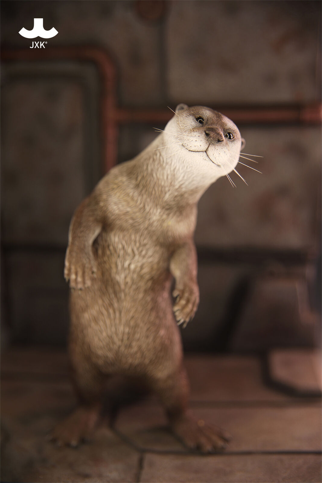 JXK 1/6 Eurasian River Otter Model