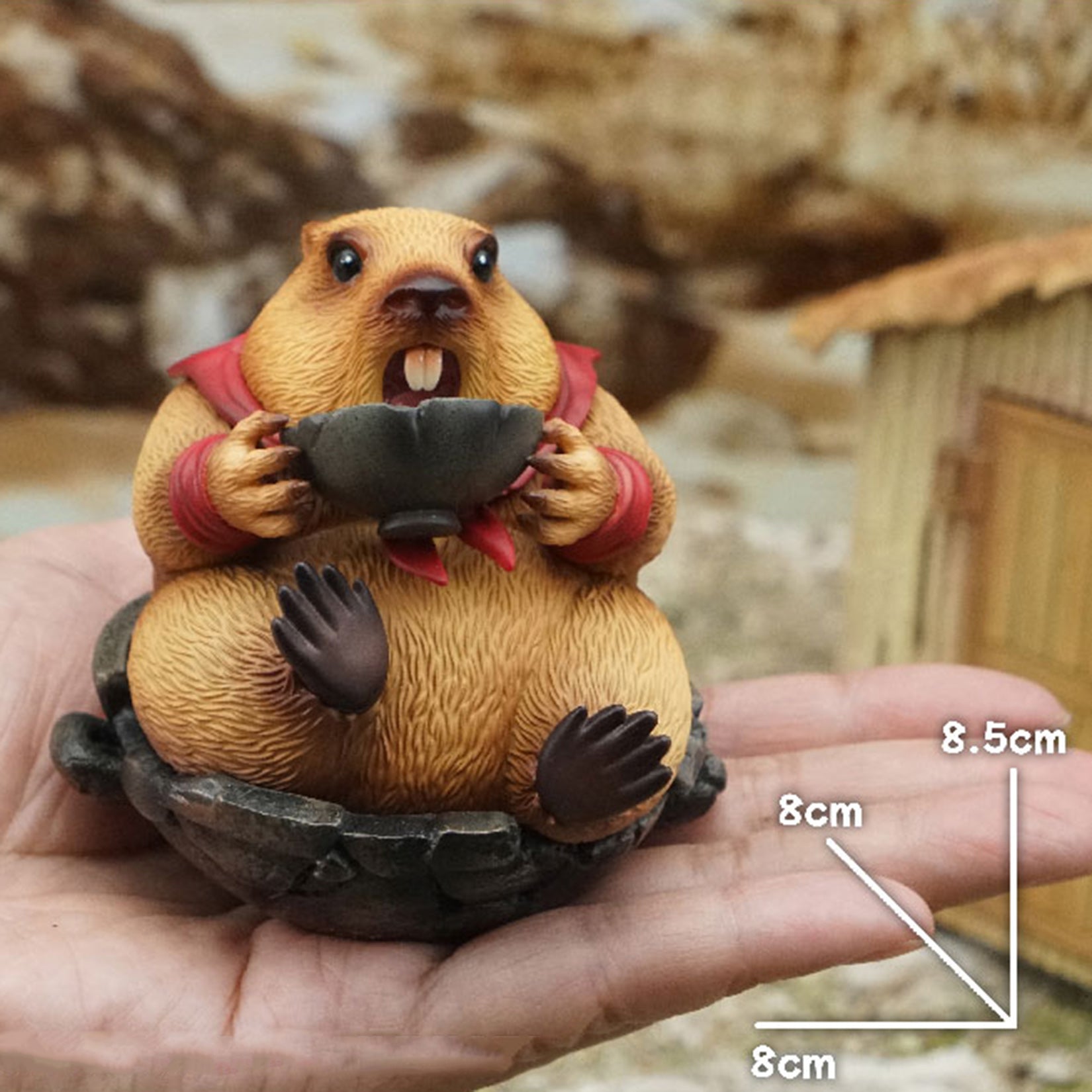 Marmots Model Resin Figure