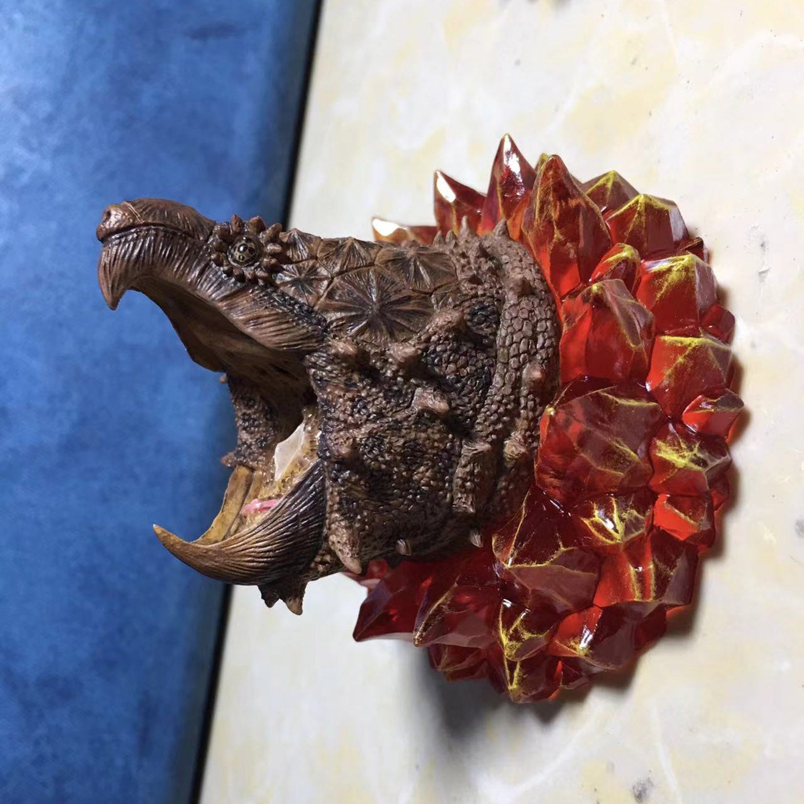 Chelydridae Resin Fridge Magnet Model