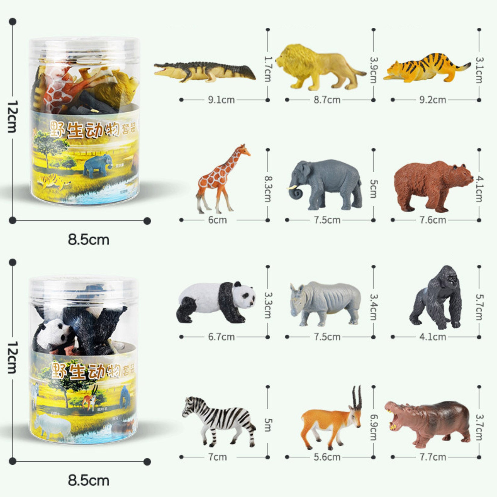 RECUR  Wild Animal Model Set