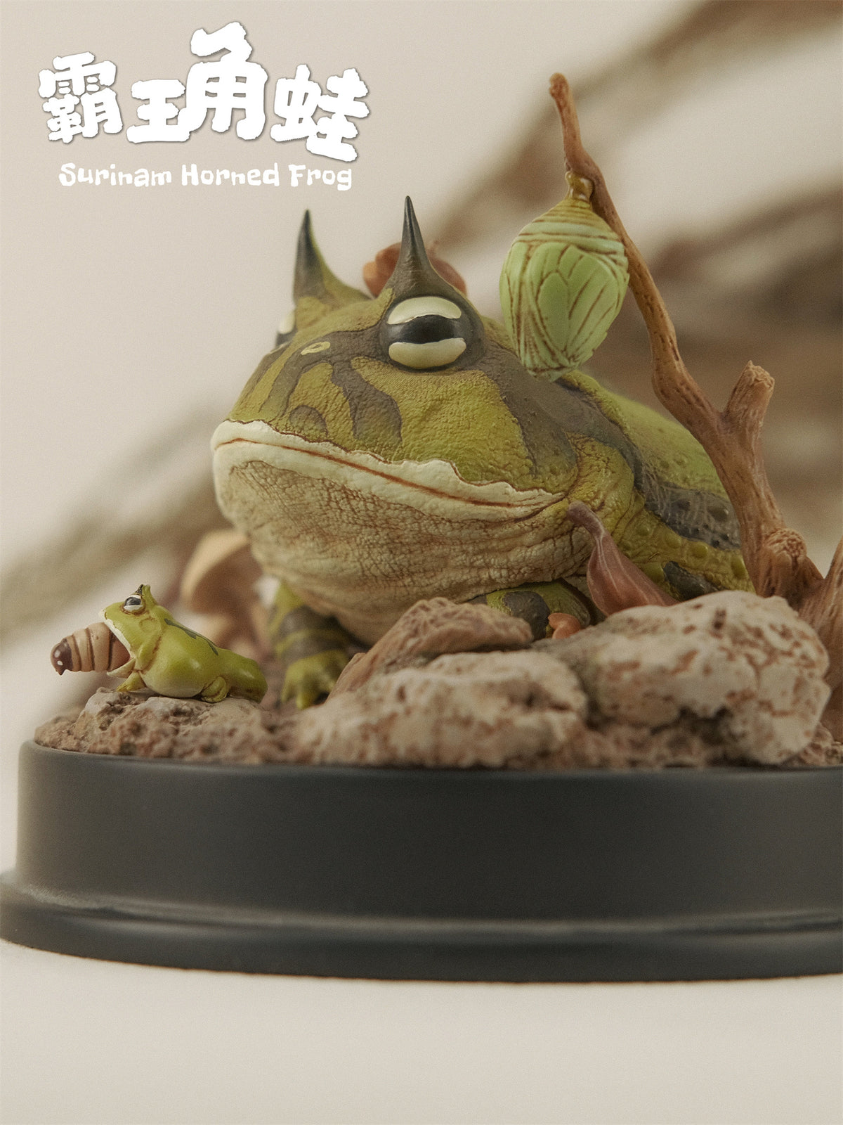 Bowuzhi Studio Limited Edition Surinam Horned Frog Scene Model