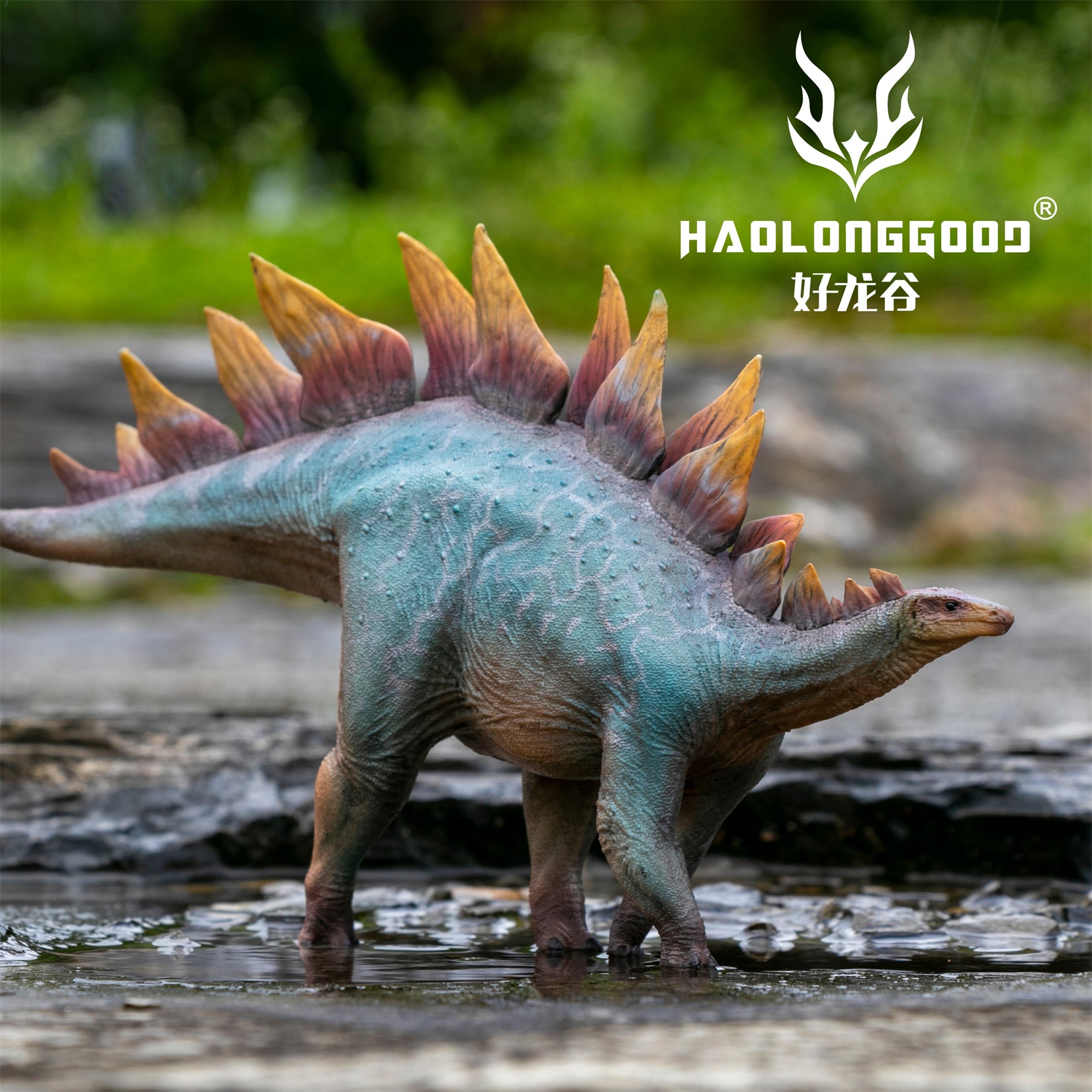 HAOLONGGOOD 1:35 Scale Stegosaurus Model