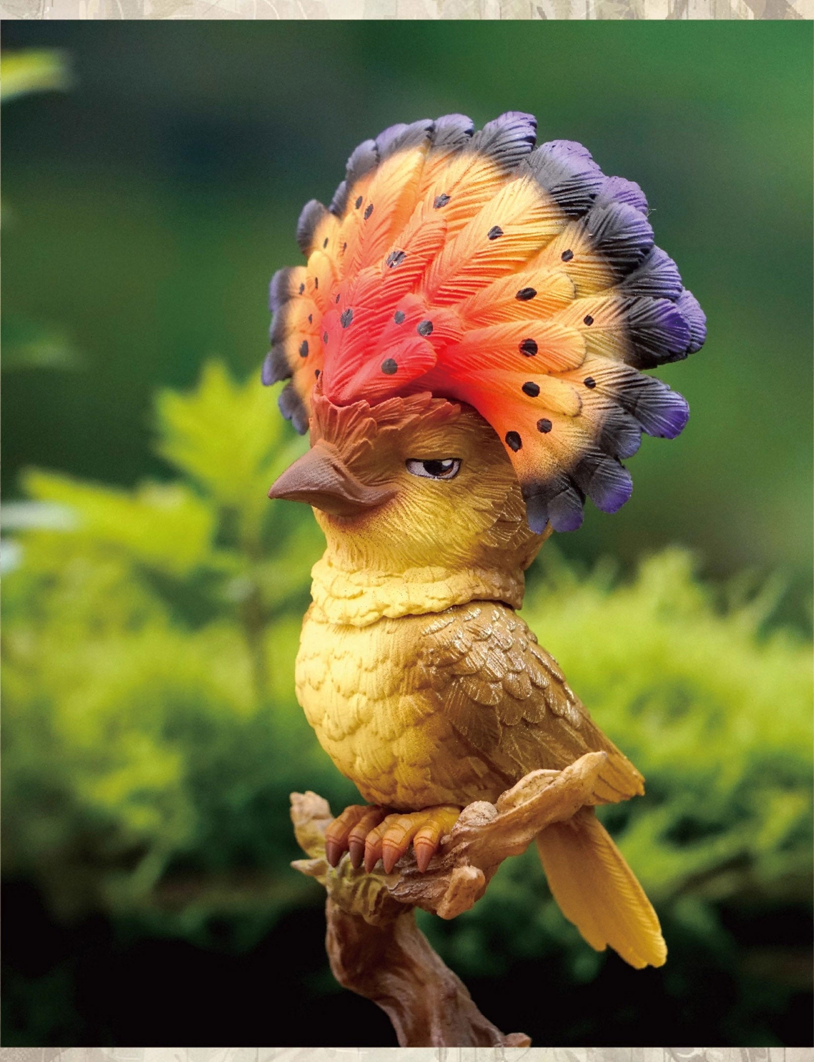 Onychorhynchus Coronatus Model Resin Bird Figure