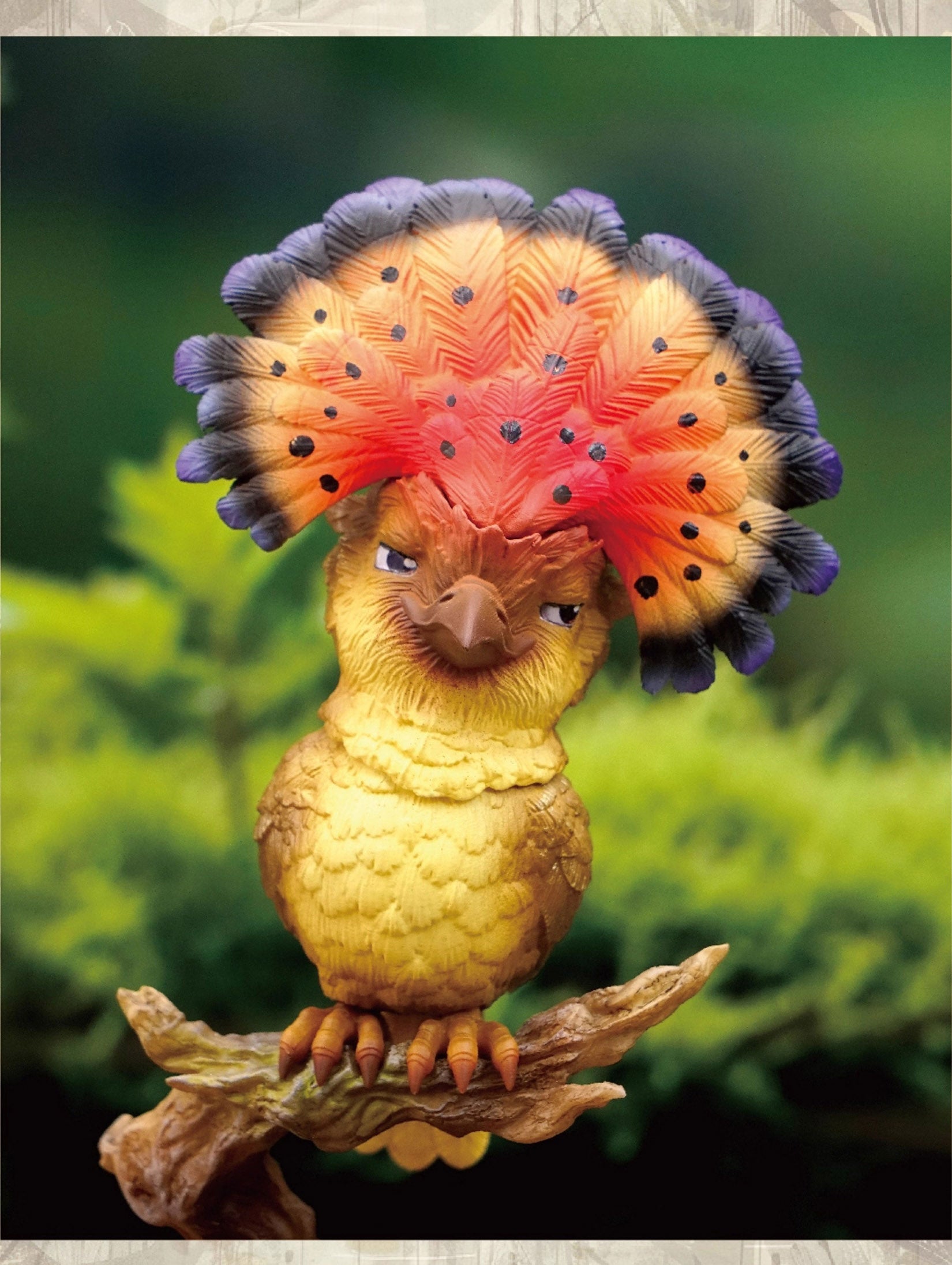 Onychorhynchus Coronatus Model Resin Bird Figure
