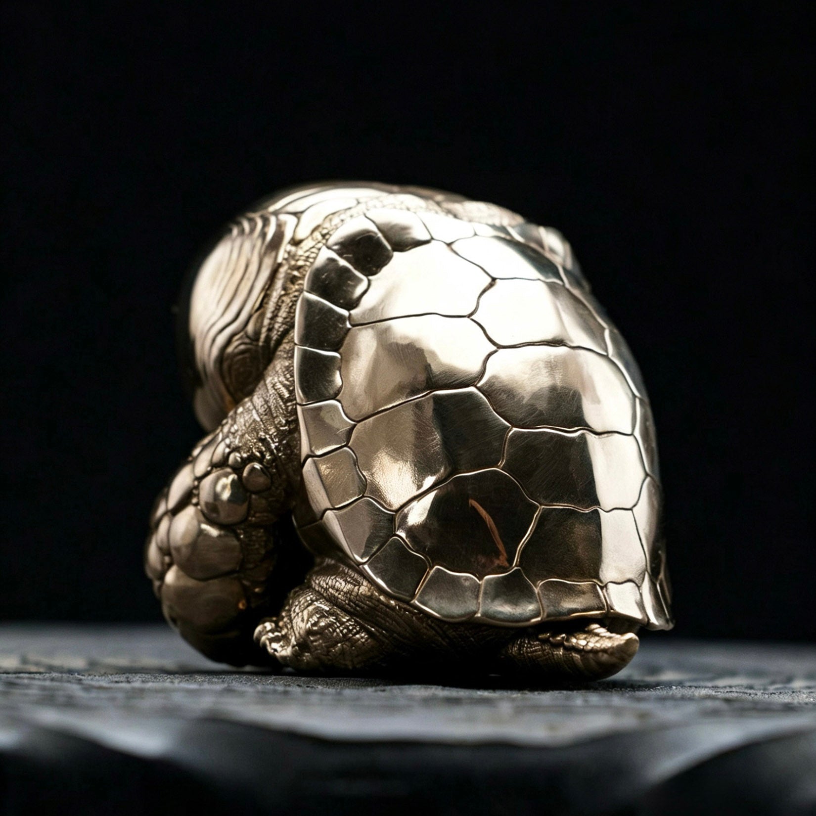 BOWUZHI Studio Bronze Turtle Series Model