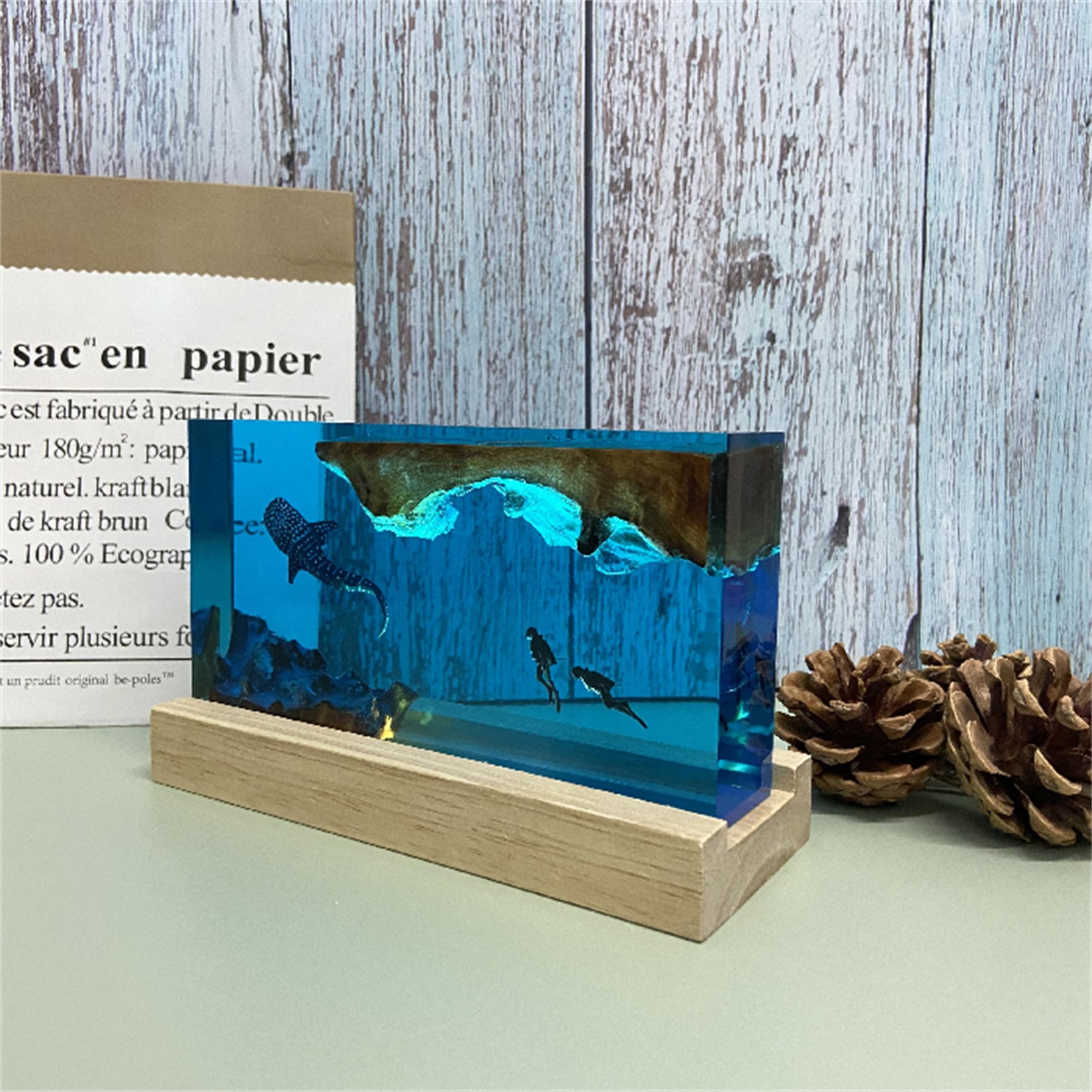 Resin Whale Shark Finished Ocean Model Scene Decoration