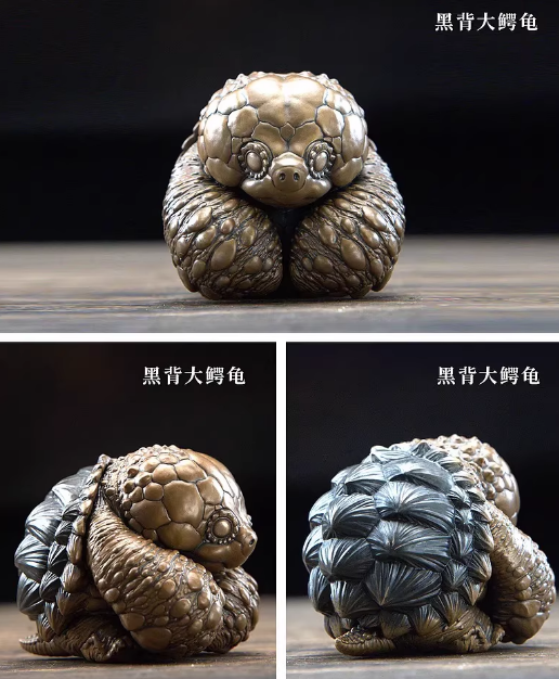 BOWUZHI Studio Bronze Turtle Model