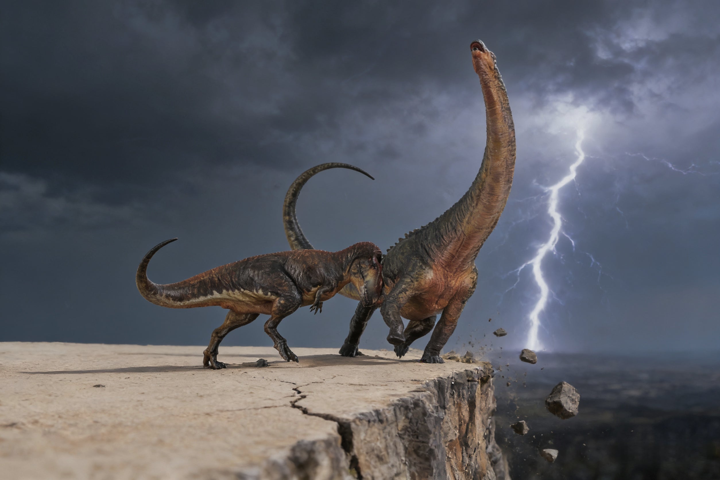 Anningpale Tyrannotitan VS Patagotitan Scene Model