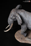 De CLAY Studio African Bush Elephant Scene Statue