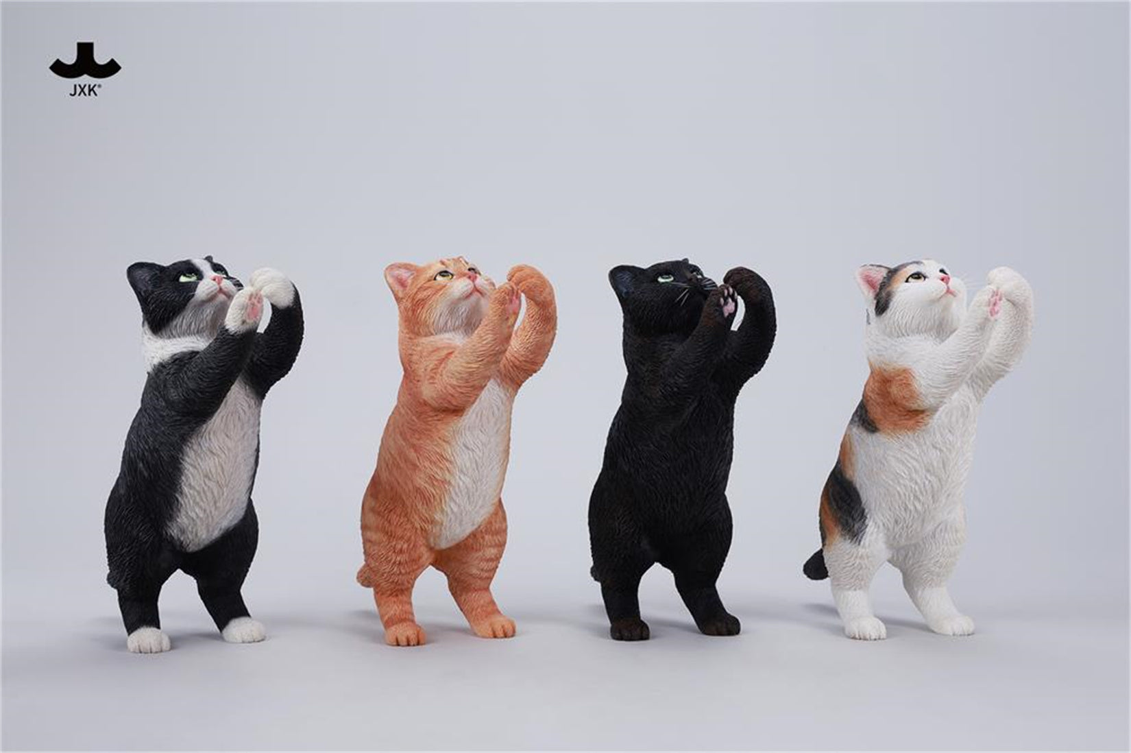 JXK Kung Fu Cat Resin Figure Collectible Statue Decor